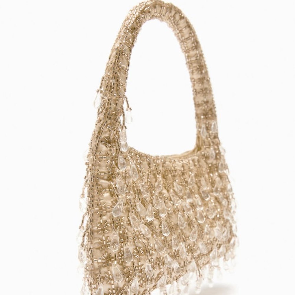 BEADED SHOULDER BAG